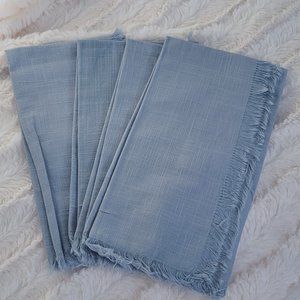 World Market Set of 12 Cotton Slub Napkins